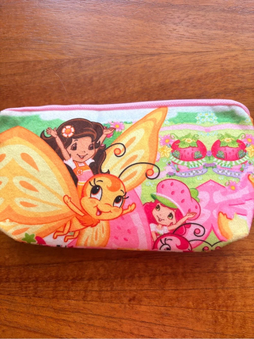 Butterfly Strawberry Shortcake makeup bag